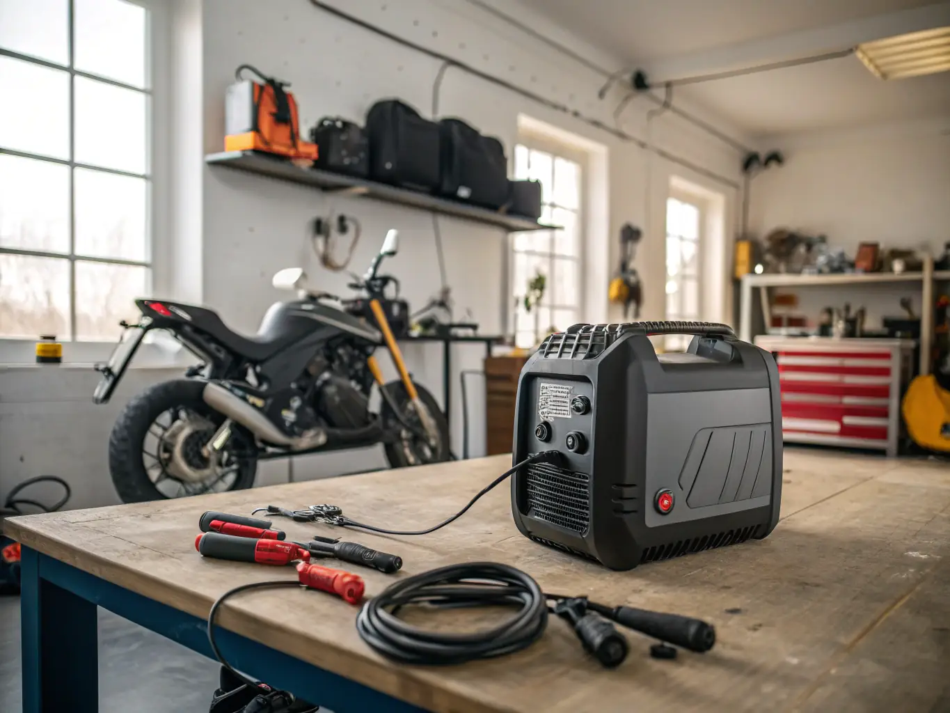 A person charging an electric bike battery at home, highlighting the convenience and cost-effectiveness of electric bikes.